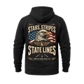 Stars, Stripes & State Lines – Hoodie