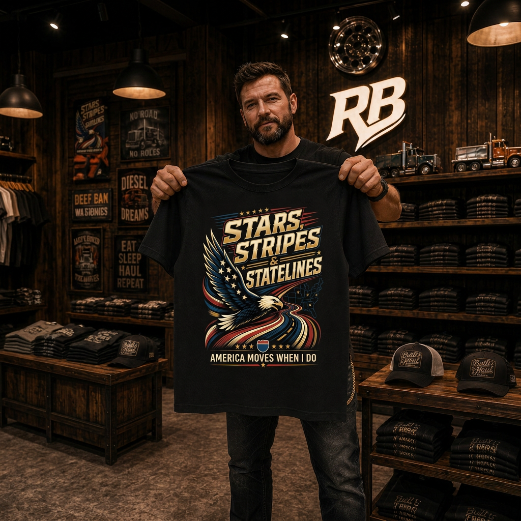 Stars, Stripes & State Lines V2 - Tee Front