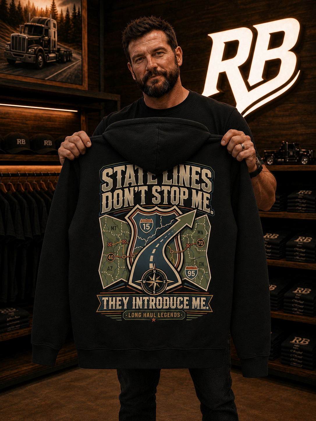 State Lines Don’t Stop Me – Hoodie