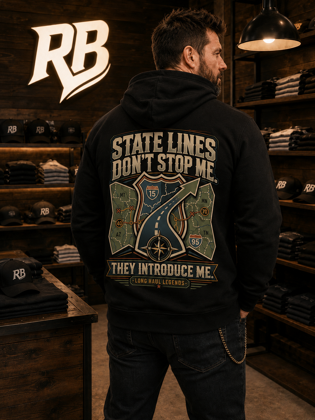 State Lines Don’t Stop Me – Hoodie