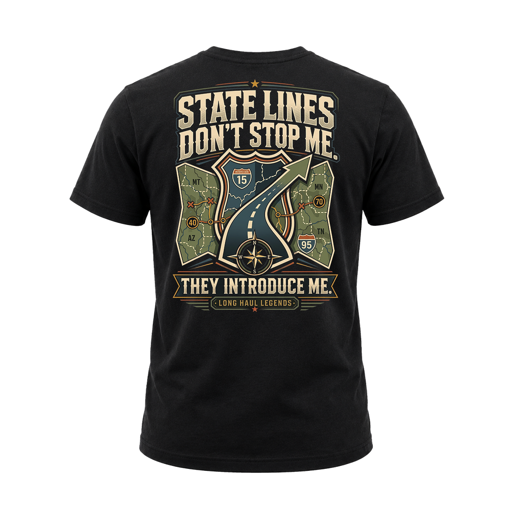 State Lines Don’t Stop Me – Tee Front Back