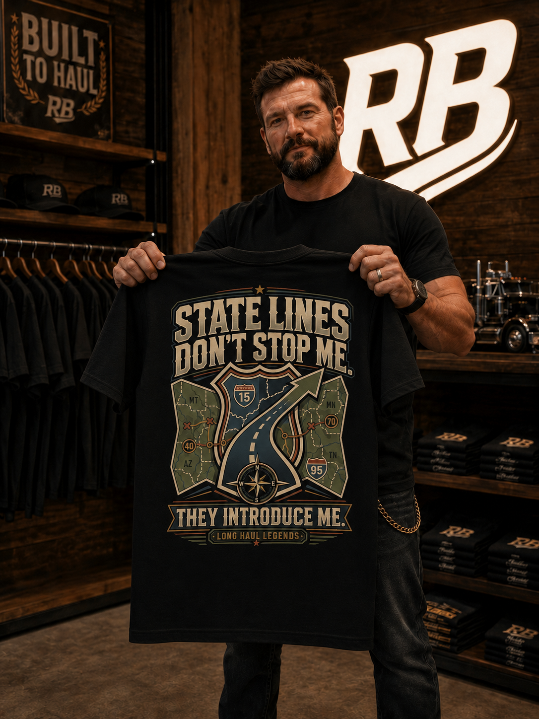 State Lines Don’t Stop Me – Tee Front Back