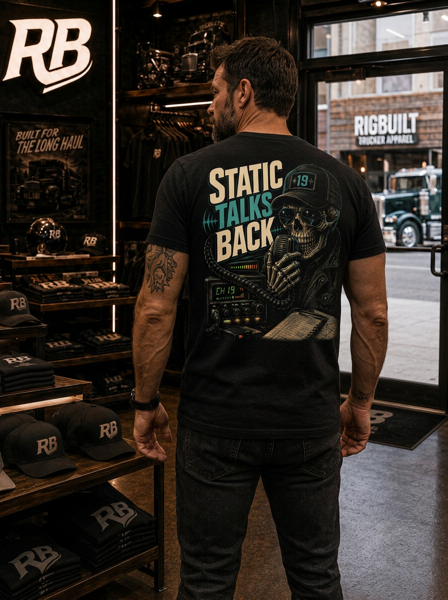 Static Talks Back - Tee Back