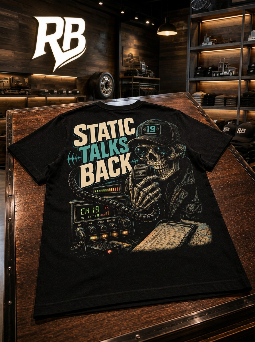 Static Talks Back - Tee Back