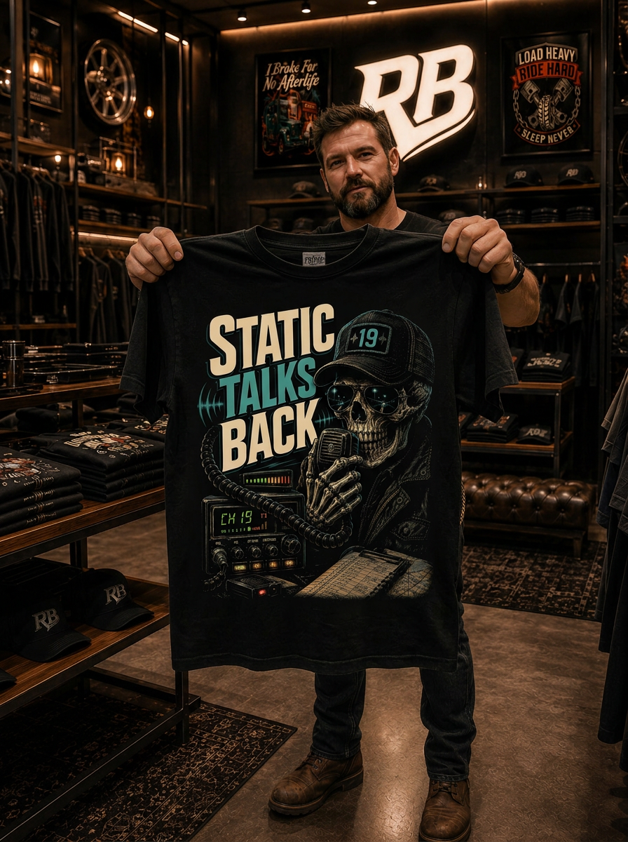 Static Talks Back - Tee Front