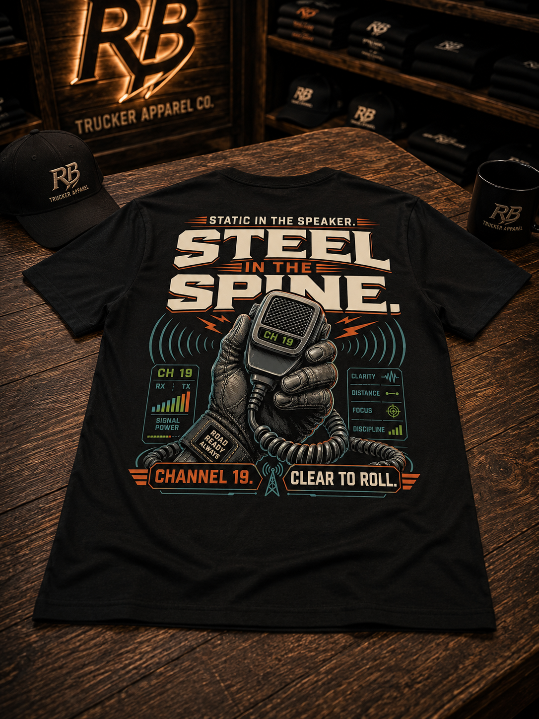 Steel In The Spine – Tee Front Back