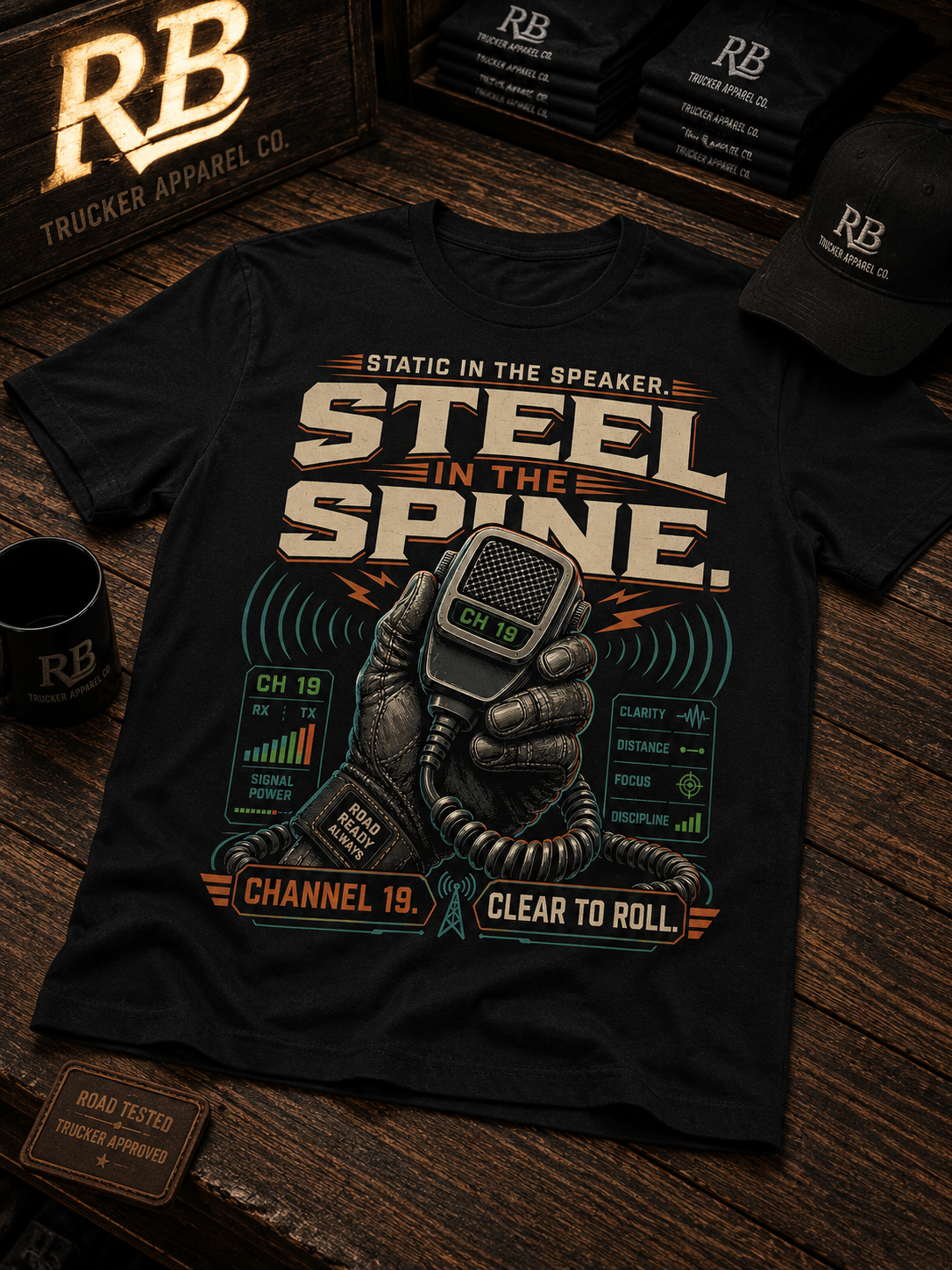 Steel In The Spine – Tee Front