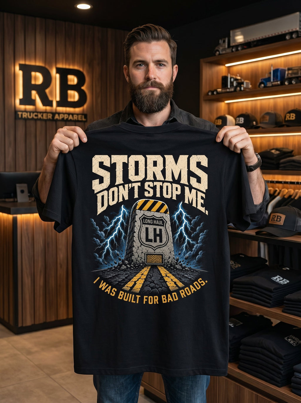 Storms Don’t Stop Me – Tee Front Back