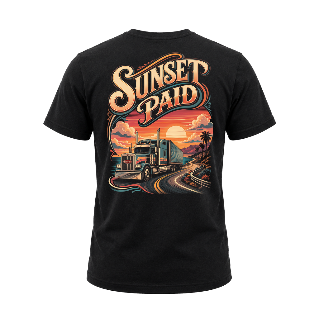 Sunset Paid - Tee Back