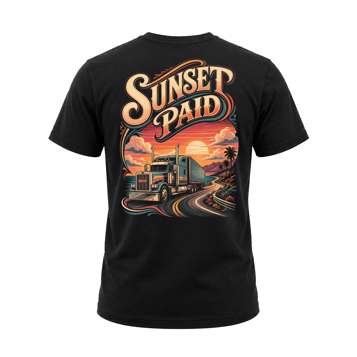 Sunset Paid - Tee Back
