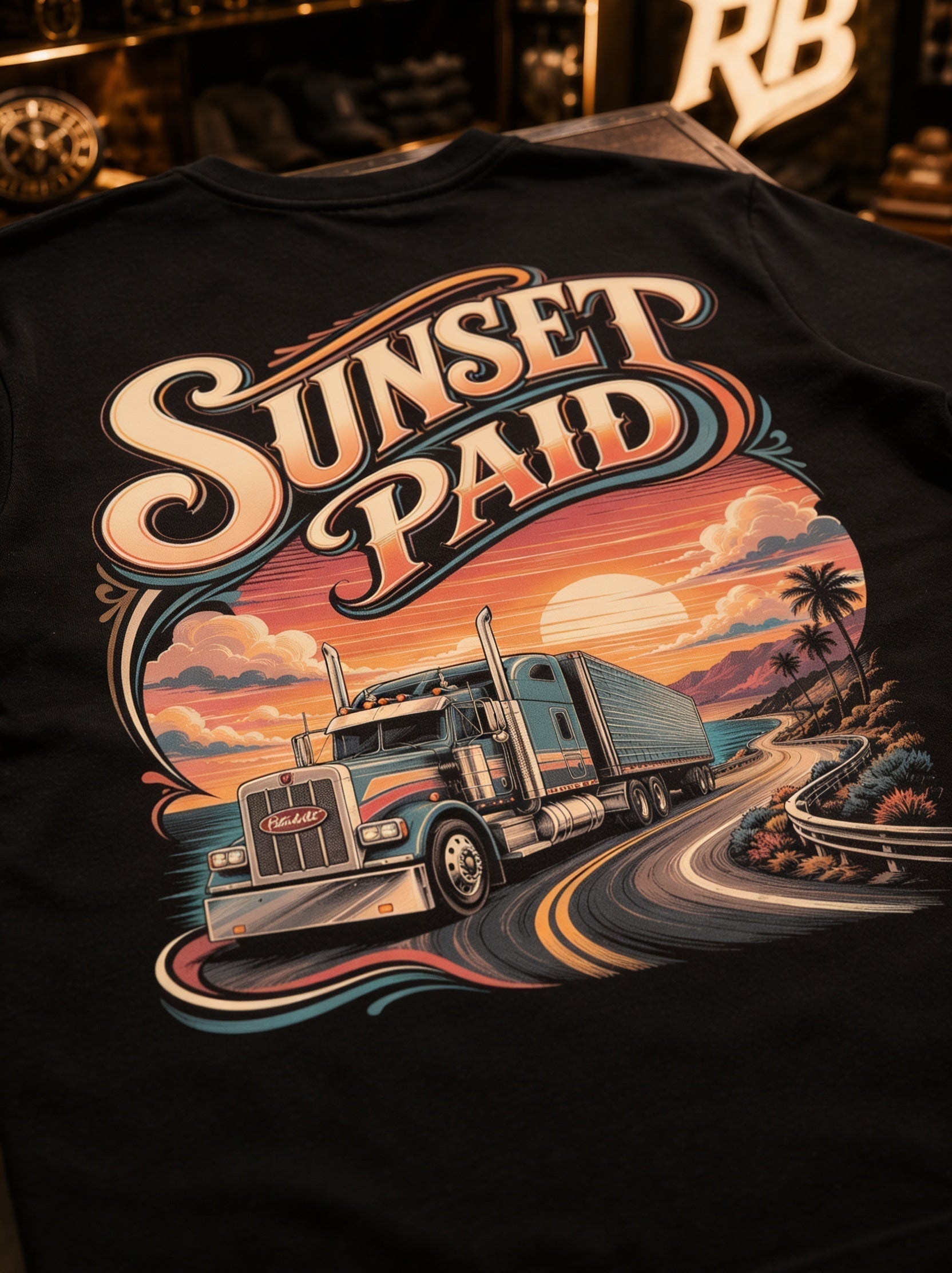 Sunset Paid - Tee Back
