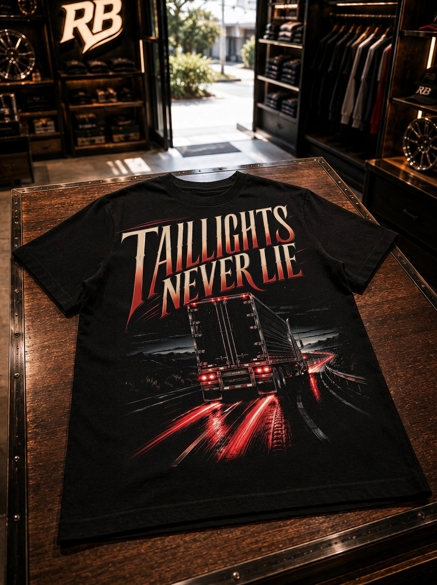 Taillights Never Lie - Tee Front