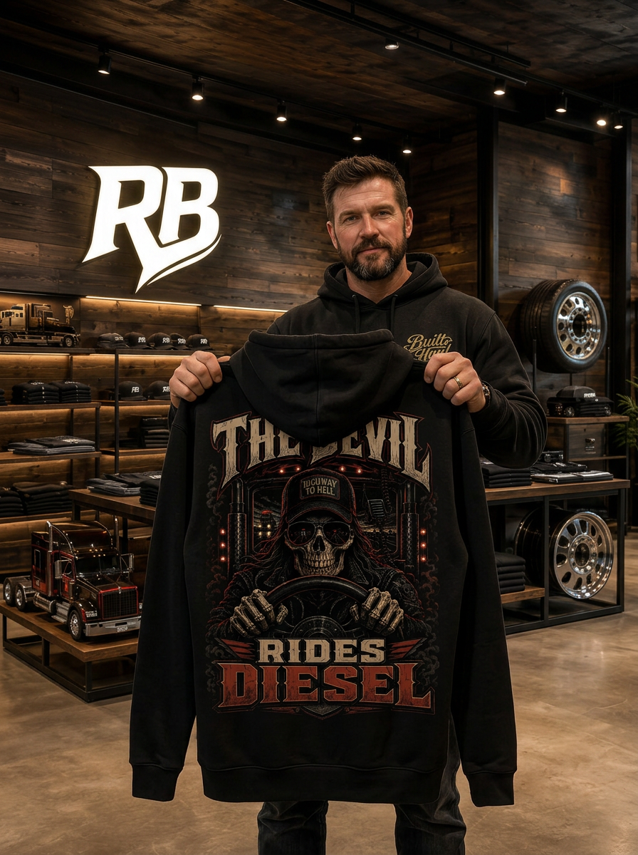 The Devil Rides Diesel - Hoodie