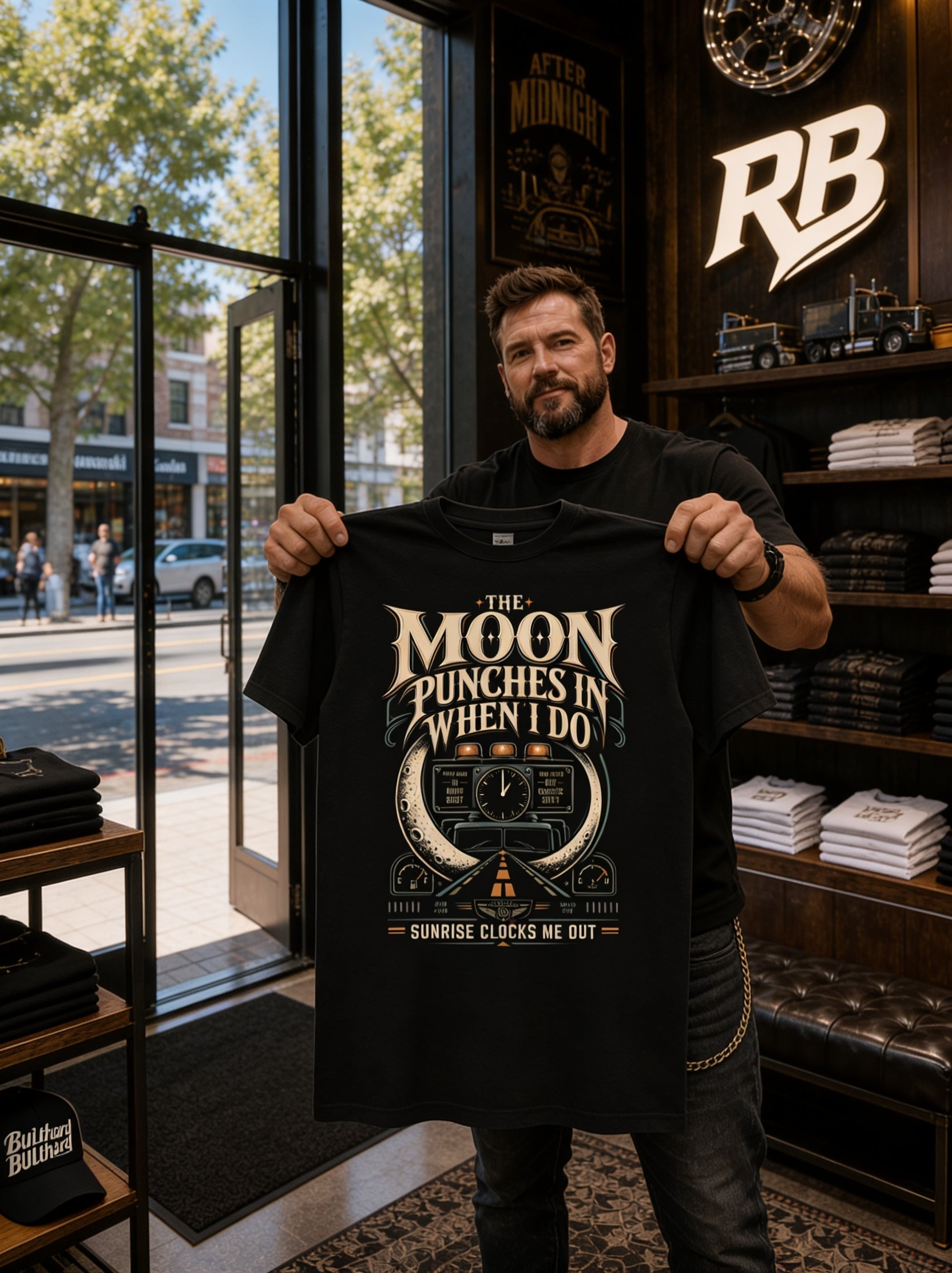 The Moon Punches In When I Do – Tee Front