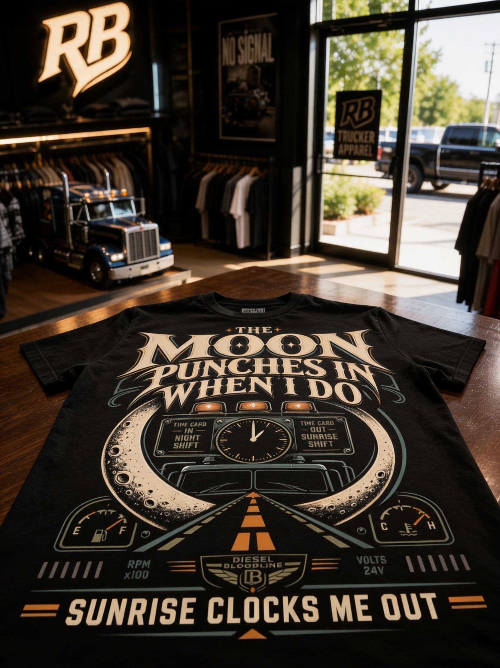 The Moon Punches In When I Do – Tee Front