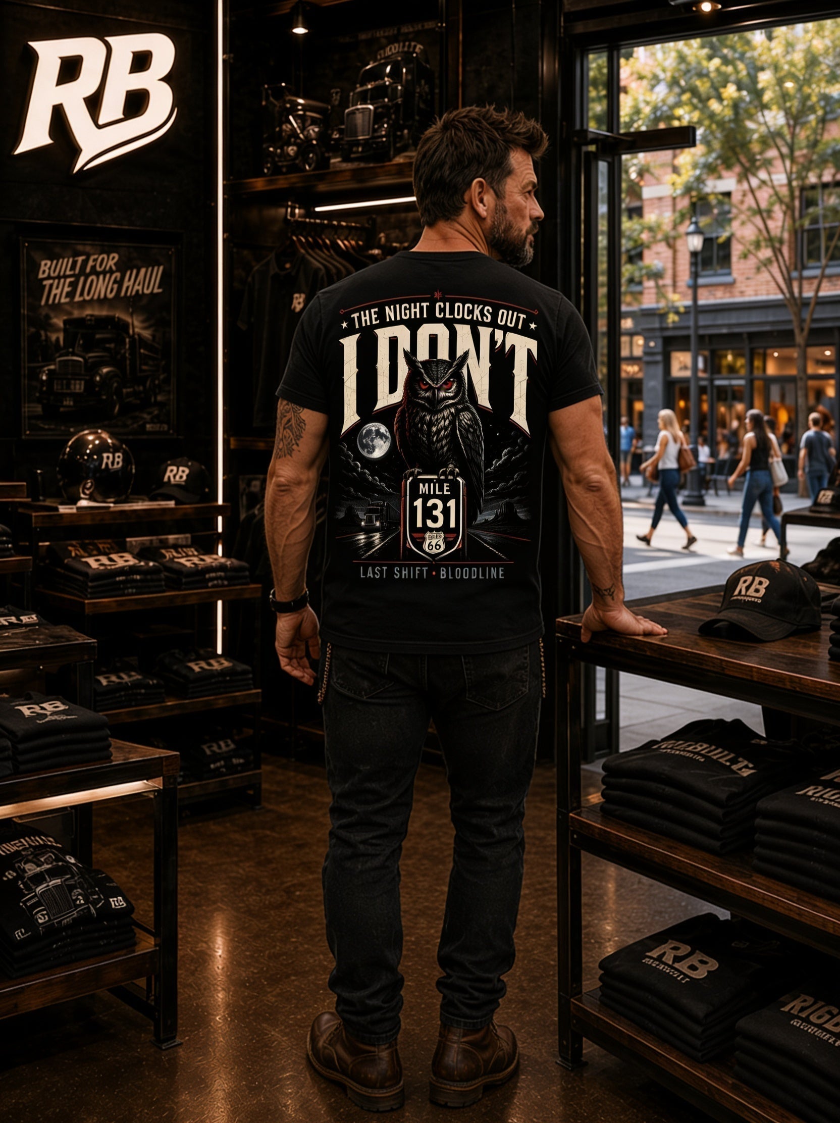 The Night Clocks Out I Don’t – Tee Back