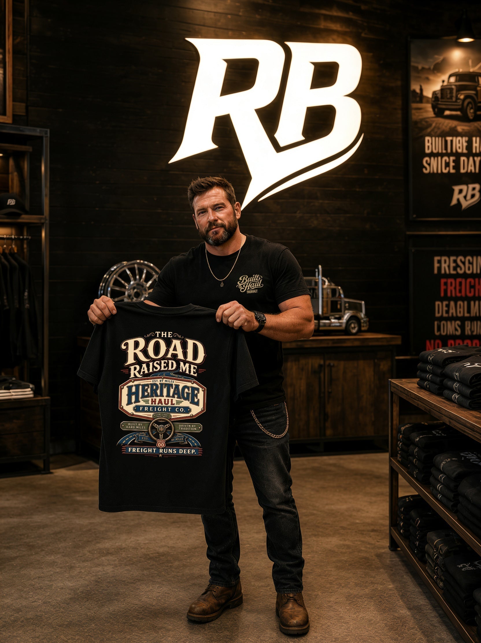 The Road Raised Me – Tee Back
