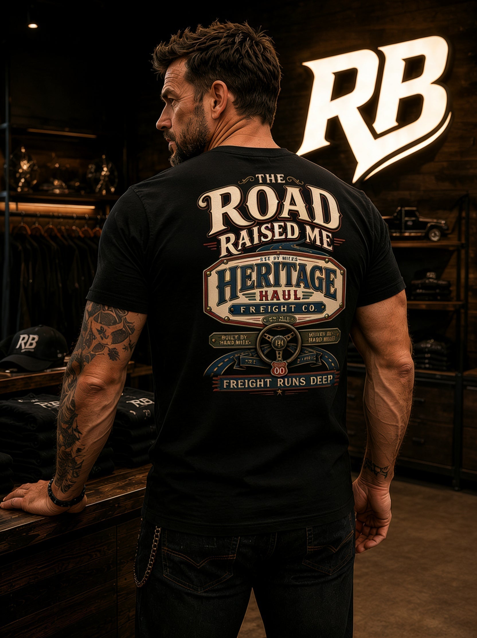 The Road Raised Me – Tee Back