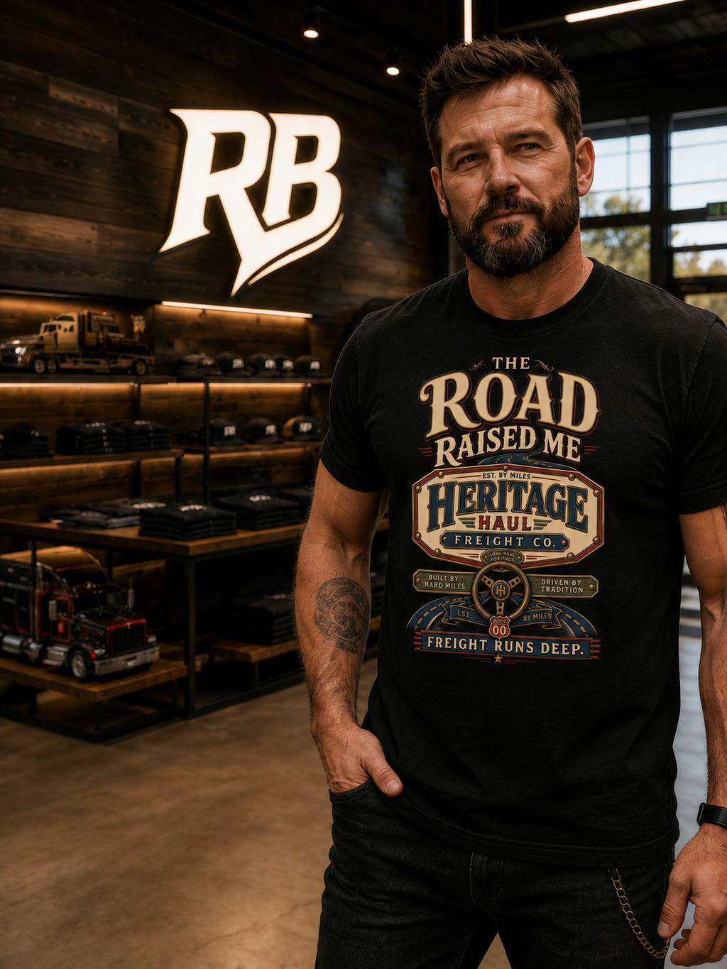 The Road Raised Me – Tee Front