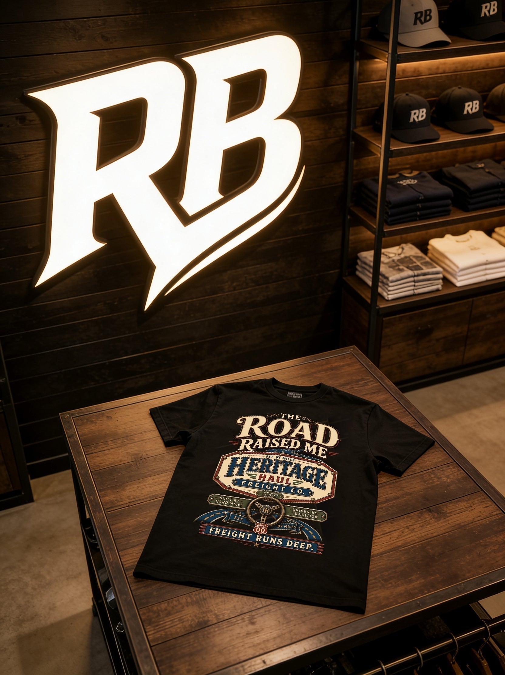 The Road Raised Me – Tee Front
