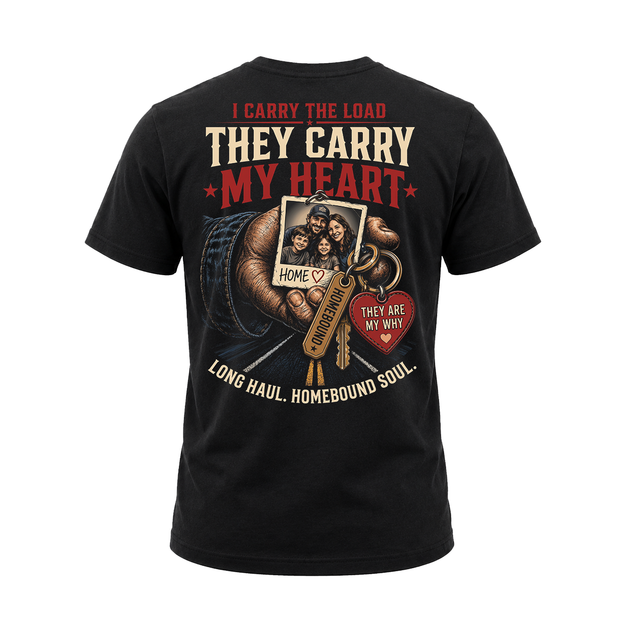 They Carry My Heart - Tee Front Back