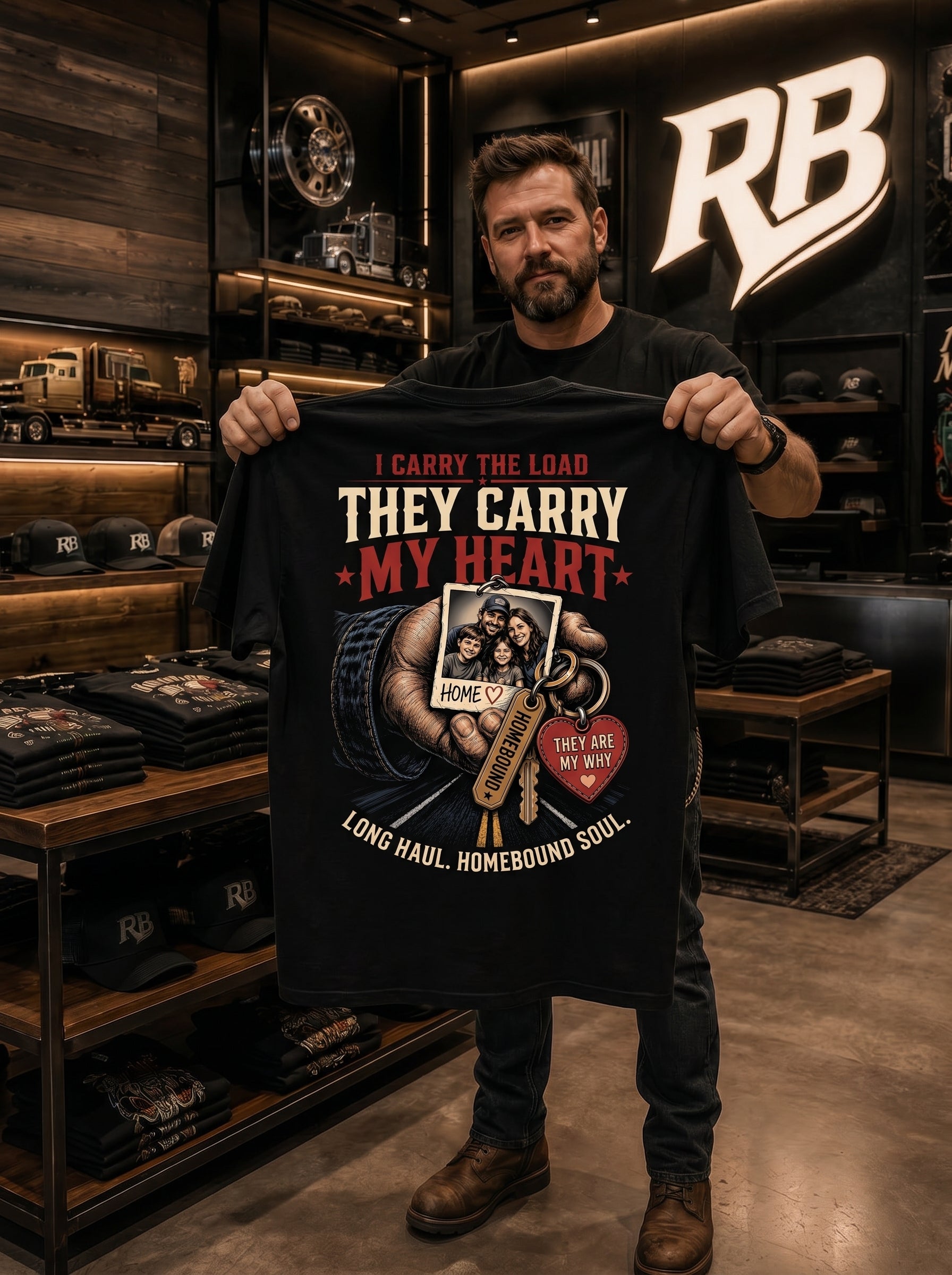 They Carry My Heart - Tee Front Back