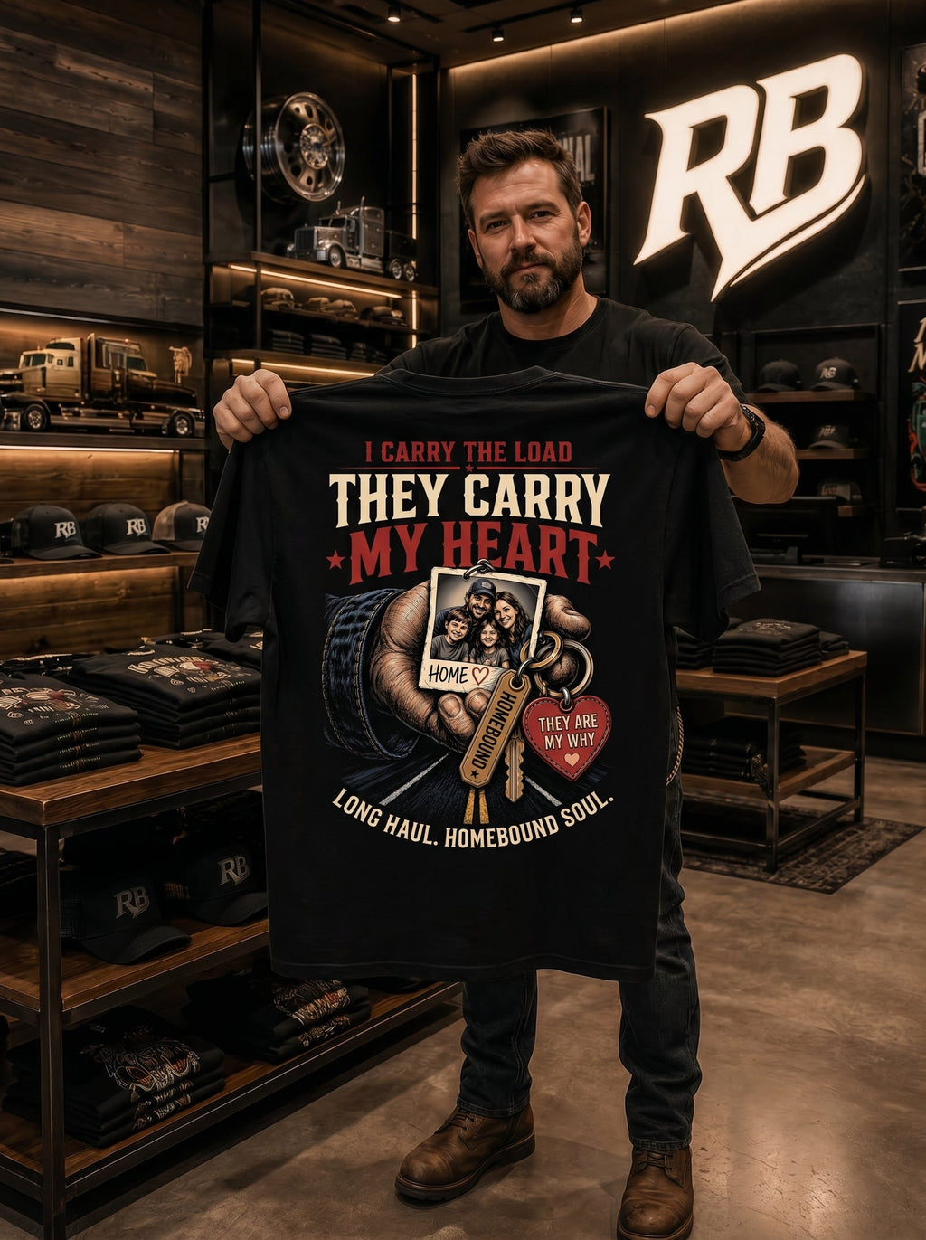 They Carry My Heart - Tee Back