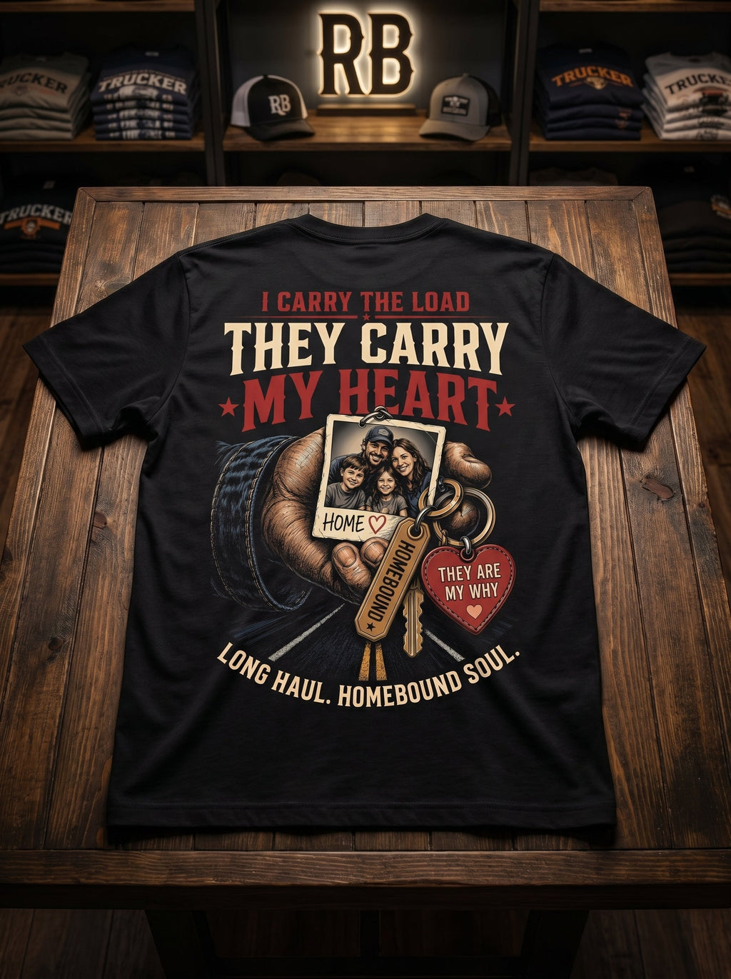They Carry My Heart - Tee Back