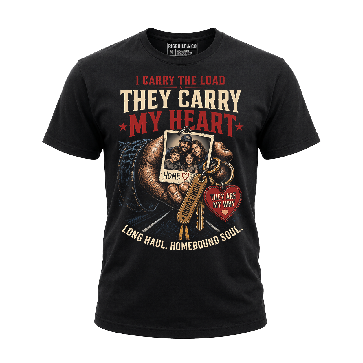 They Carry My Heart - Tee Front
