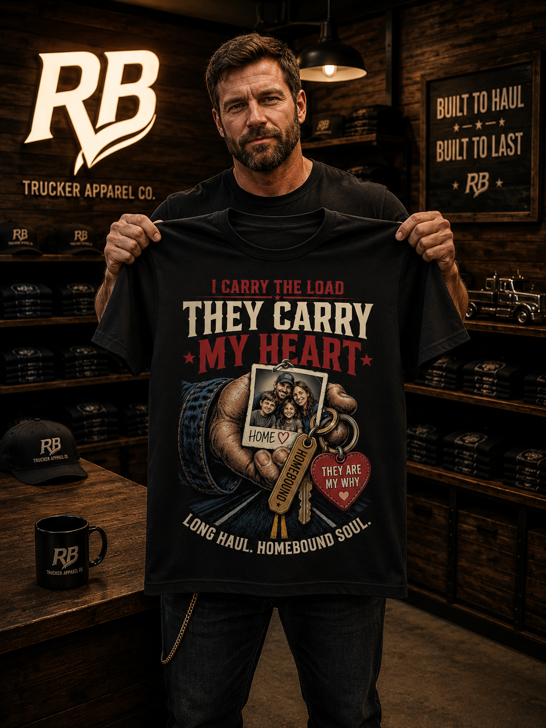 They Carry My Heart - Tee Front