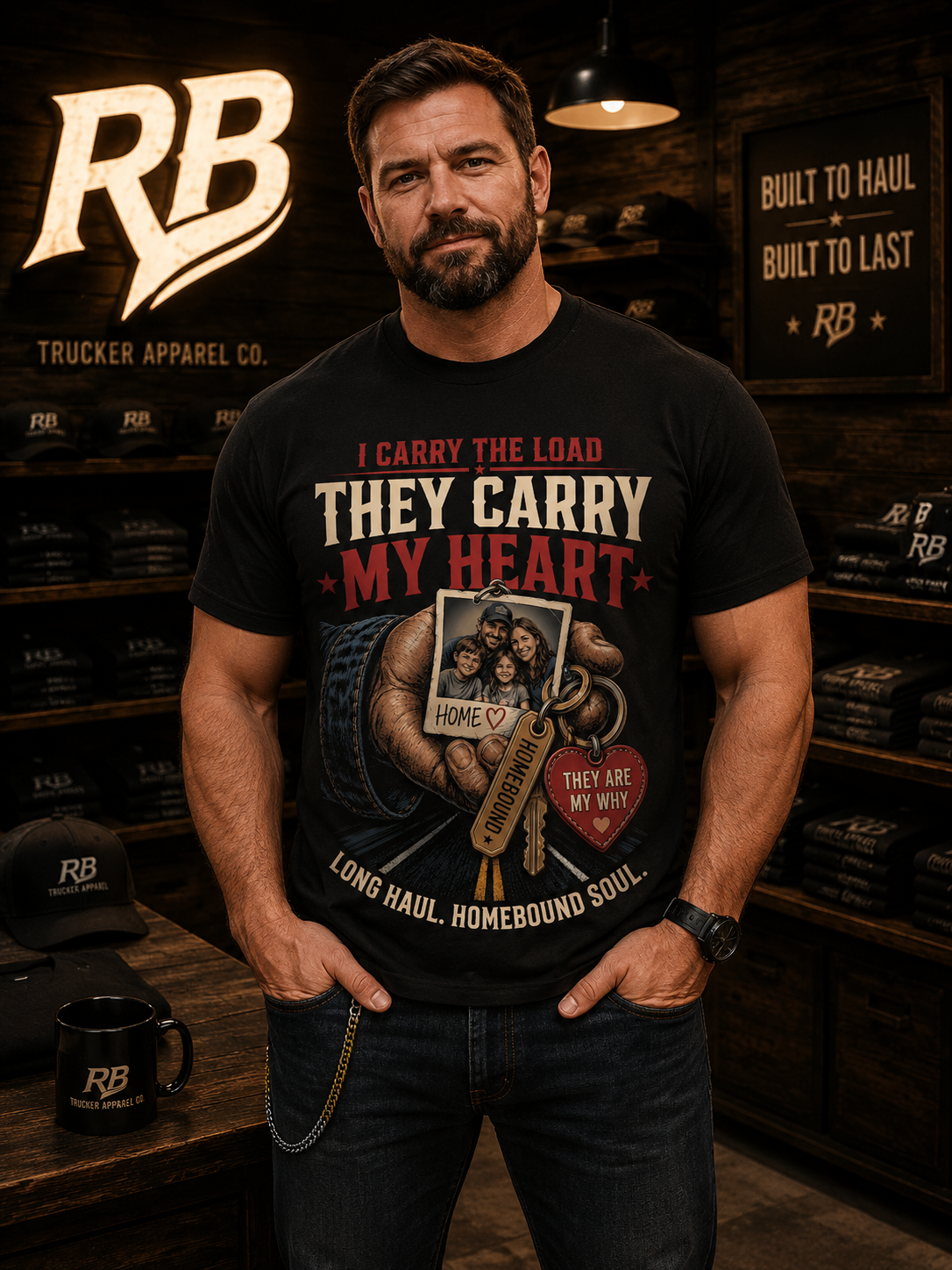 They Carry My Heart - Tee Front