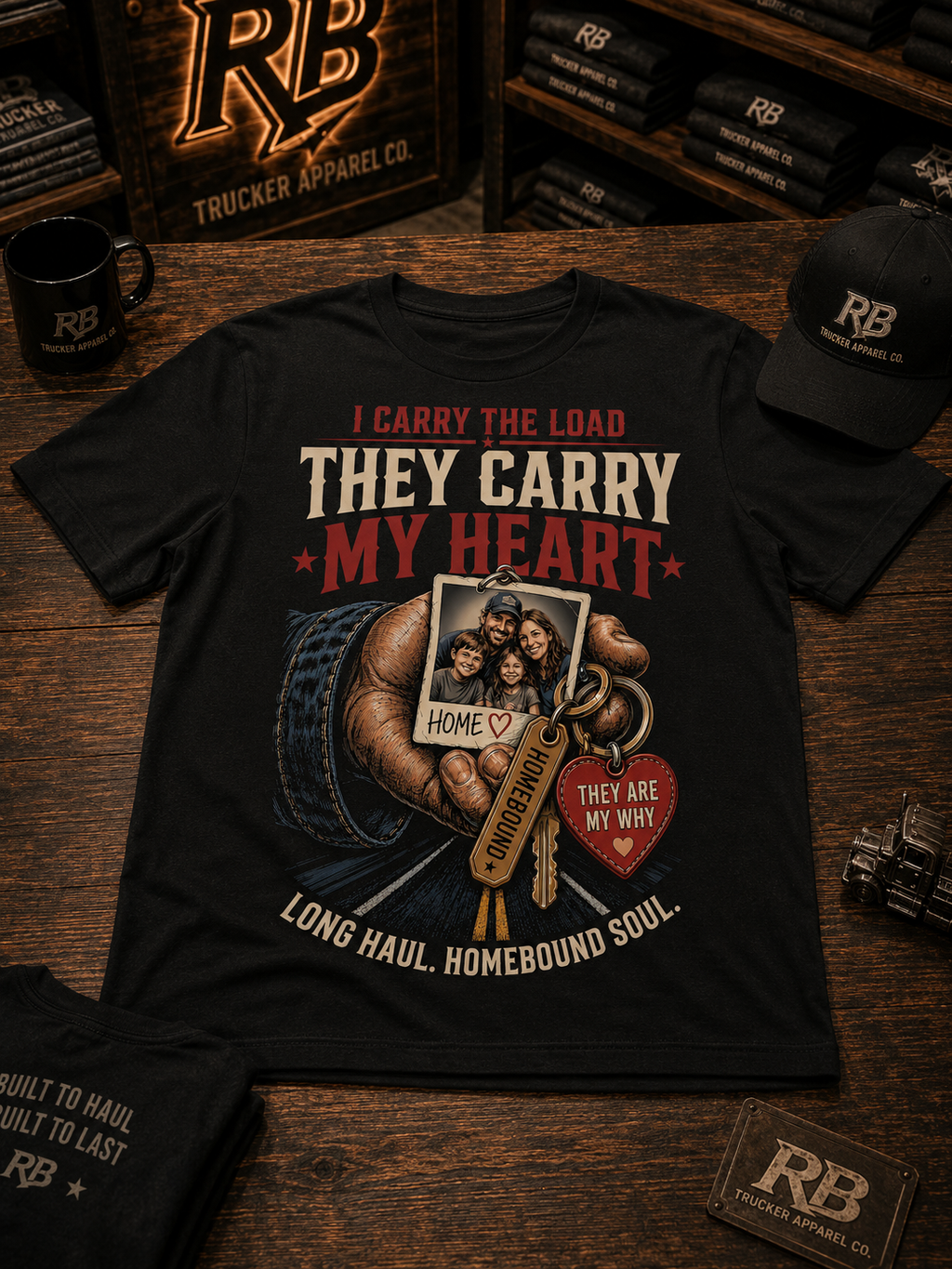 They Carry My Heart - Tee Front