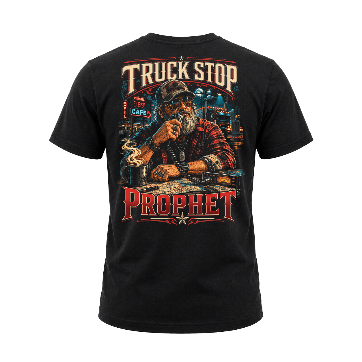 Truck Stop Prophet - Tee Back